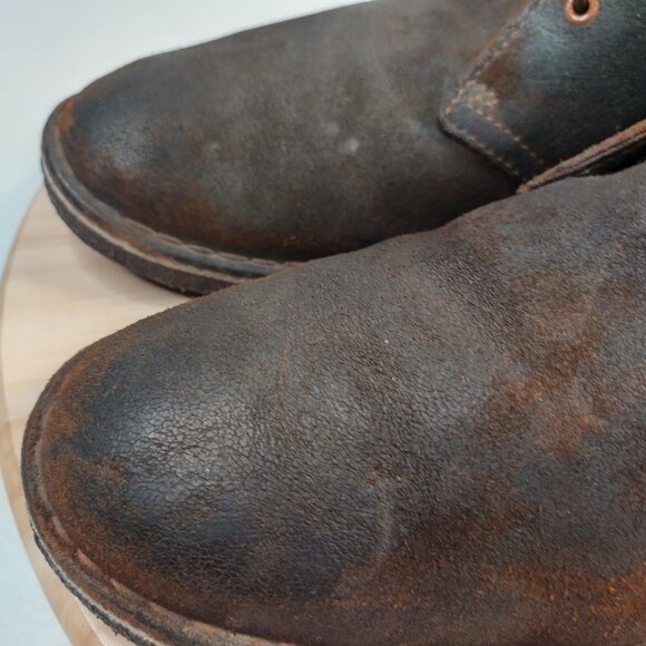 Clarks Originals Distressed Brown Leather Chukka Boots Men US 11M main image 11